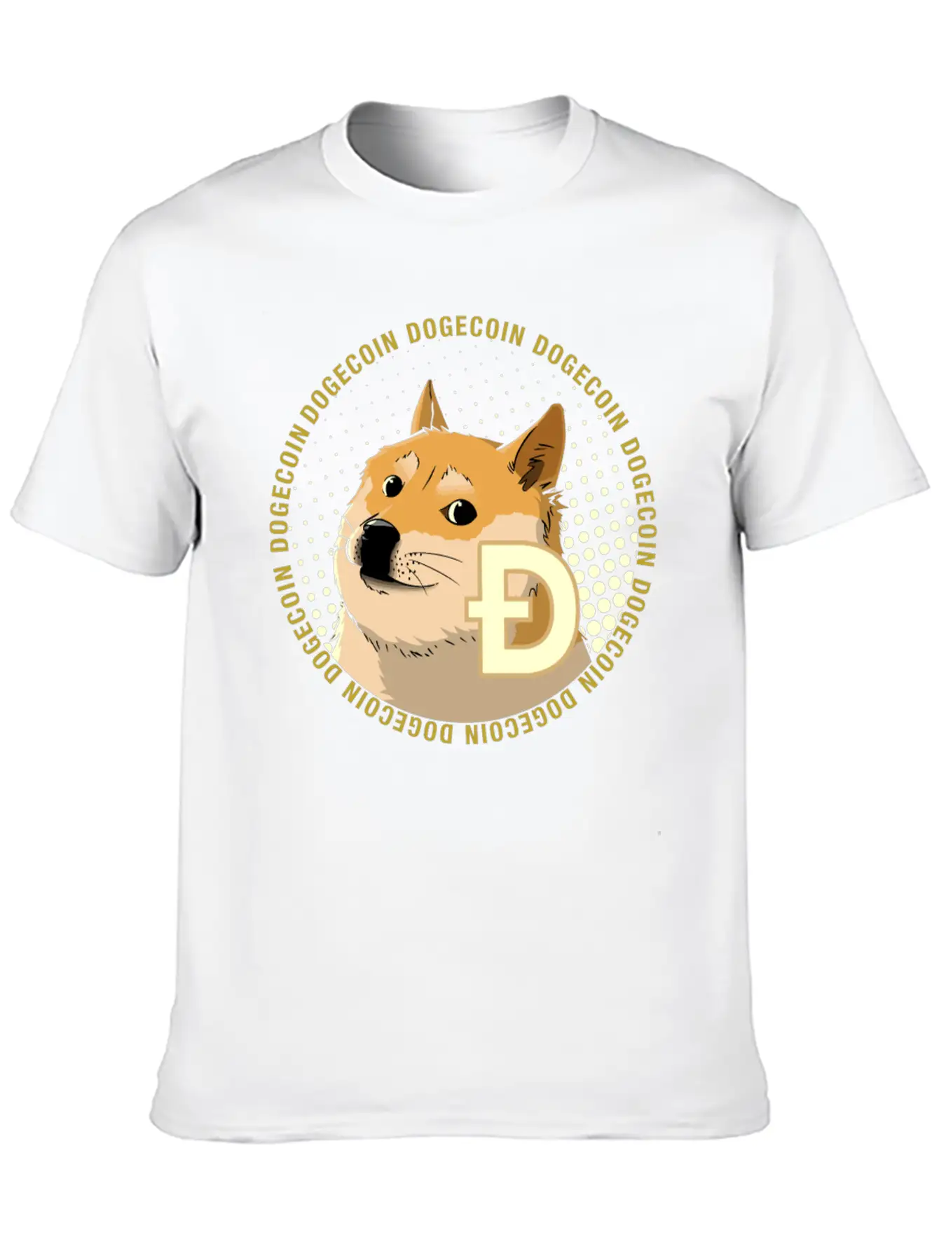 Dogecoin Cryptocurrency HODL Shiba Basic Graphic T-Shirt – Daily Comfort In Soft Cotton