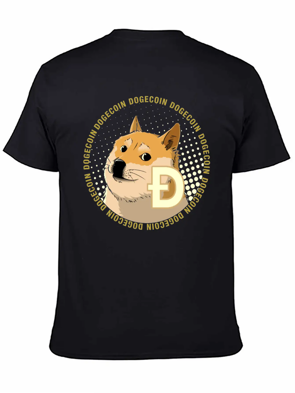 Dogecoin Cryptocurrency HODL Shiba Basic Graphic T-Shirt – Daily Comfort In Soft Cotton