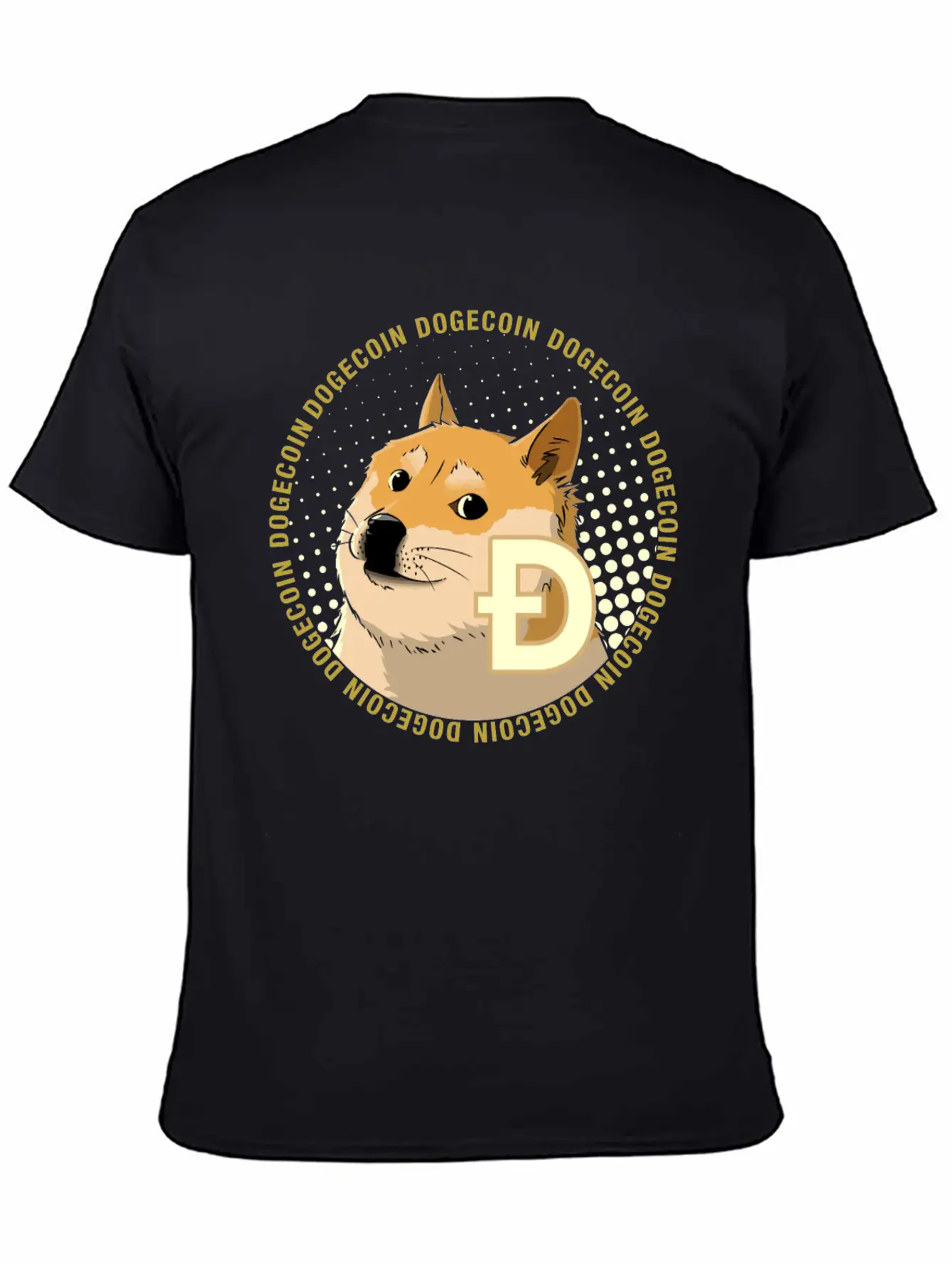 Dogecoin Cryptocurrency HODL Shiba Basic Graphic T-Shirt – Daily Comfort In Soft Cotton