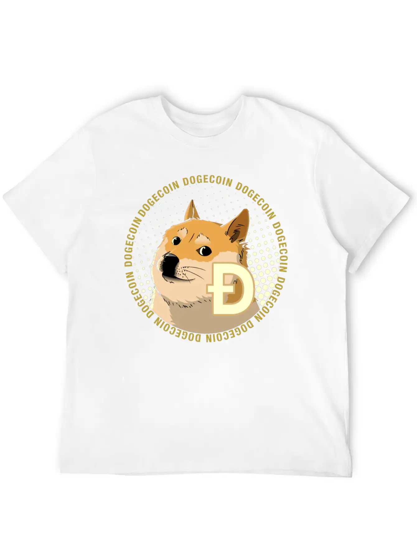 Dogecoin Cryptocurrency HODL Shiba Basic Graphic T-Shirt – Daily Comfort In Soft Cotton