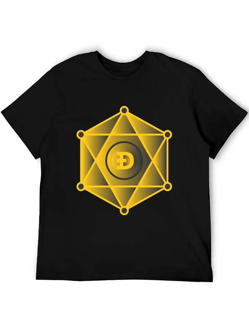 Dogecoin To The Moon Digital Hodl FUN Gift Idea Stylish Everyday T-Shirt – Unisex Basic Cotton Tee