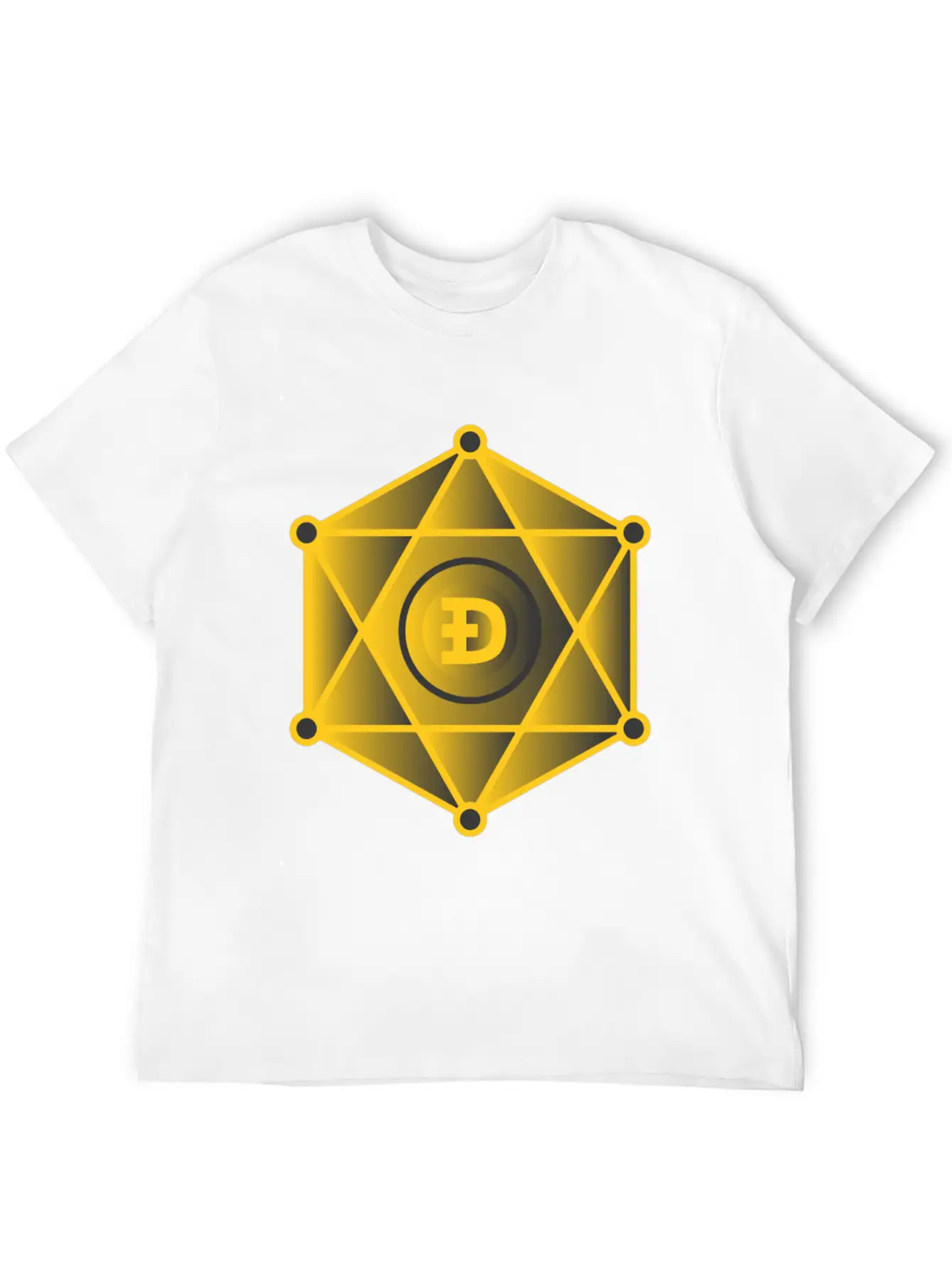 Dogecoin To The Moon Digital Hodl FUN Gift Idea Stylish Everyday T-Shirt – Unisex Basic Cotton Tee