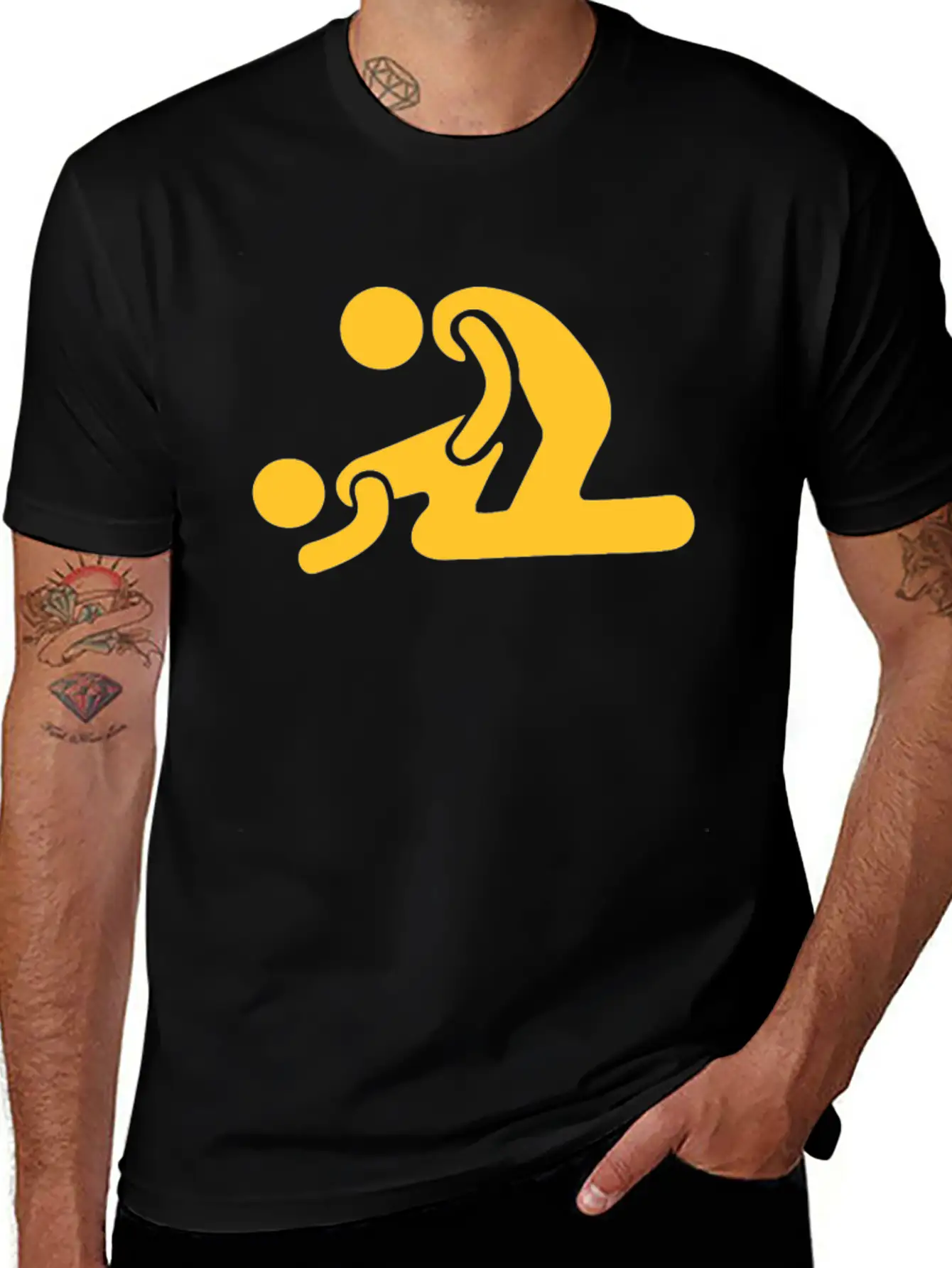 Doggy Style Position Timeless Short Sleeve Tee – Comfy And Minimalist Design