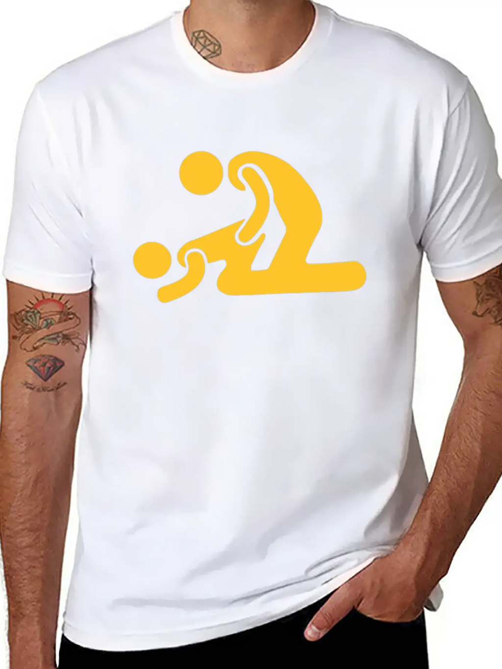 Doggy Style Position Timeless Short Sleeve Tee – Comfy And Minimalist Design