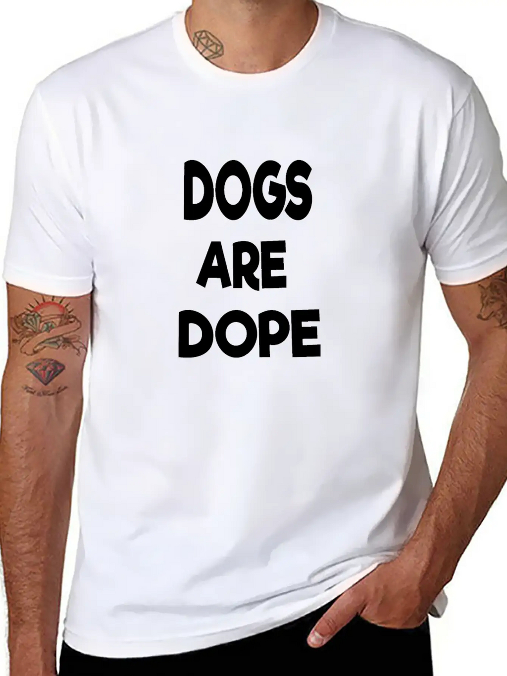Dogs Are Dope Relaxed Everyday Tee – Lightweight And Durable Cotton