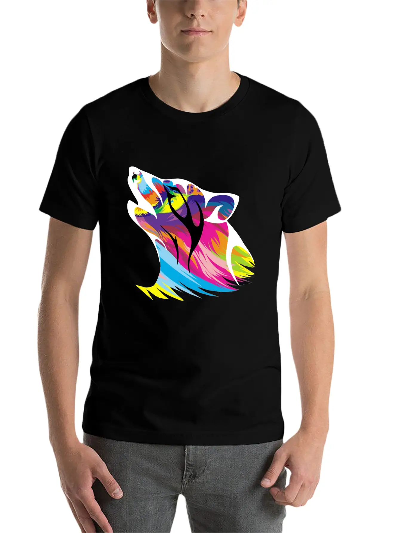 Dogs Art Dog Unisex Casual T-Shirt – Clean Design For Daily Comfort