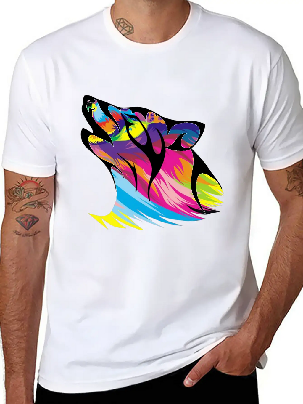 Dogs Art Dog Unisex Casual T-Shirt – Clean Design For Daily Comfort