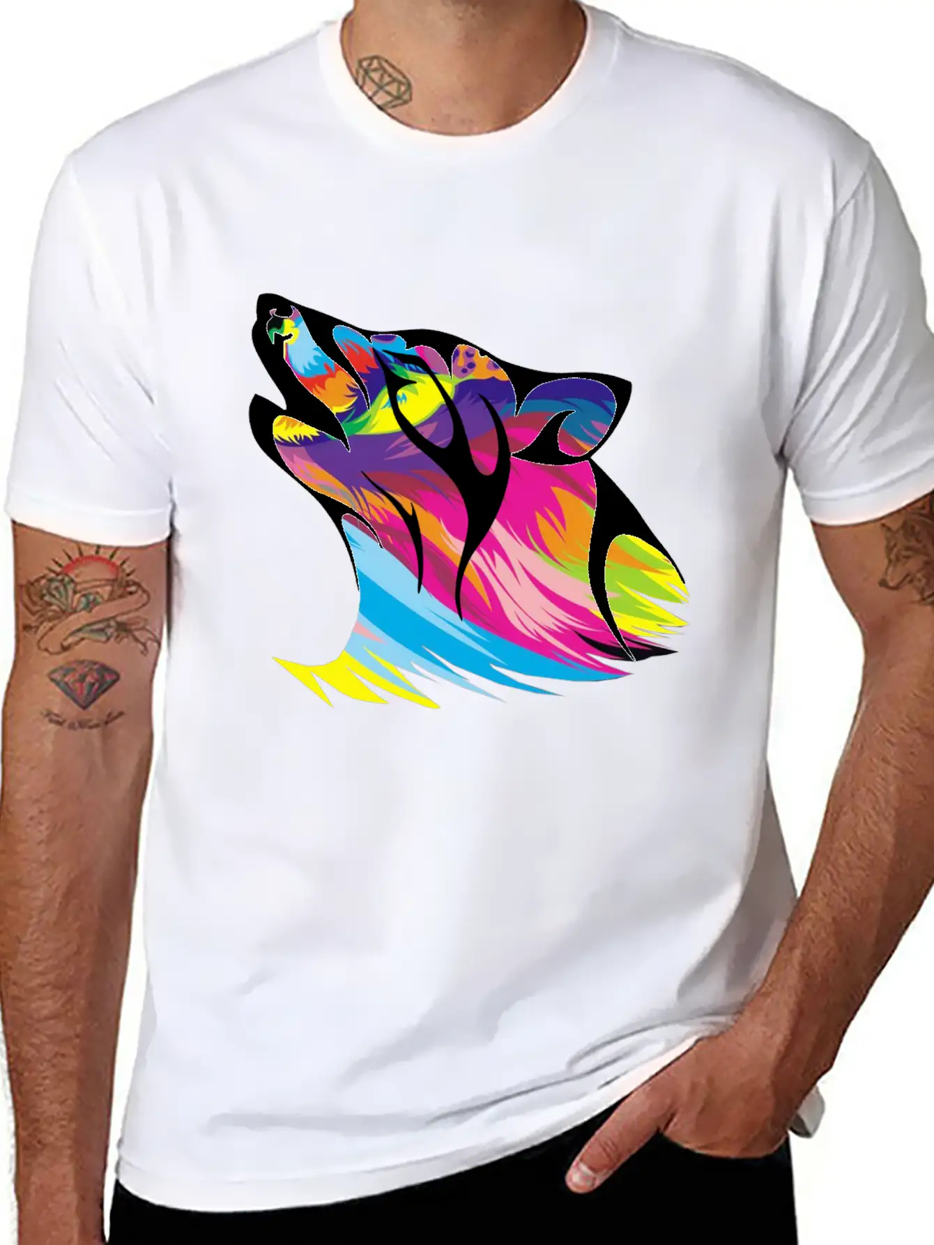Dogs Art Dog Unisex Casual T-Shirt – Clean Design For Daily Comfort