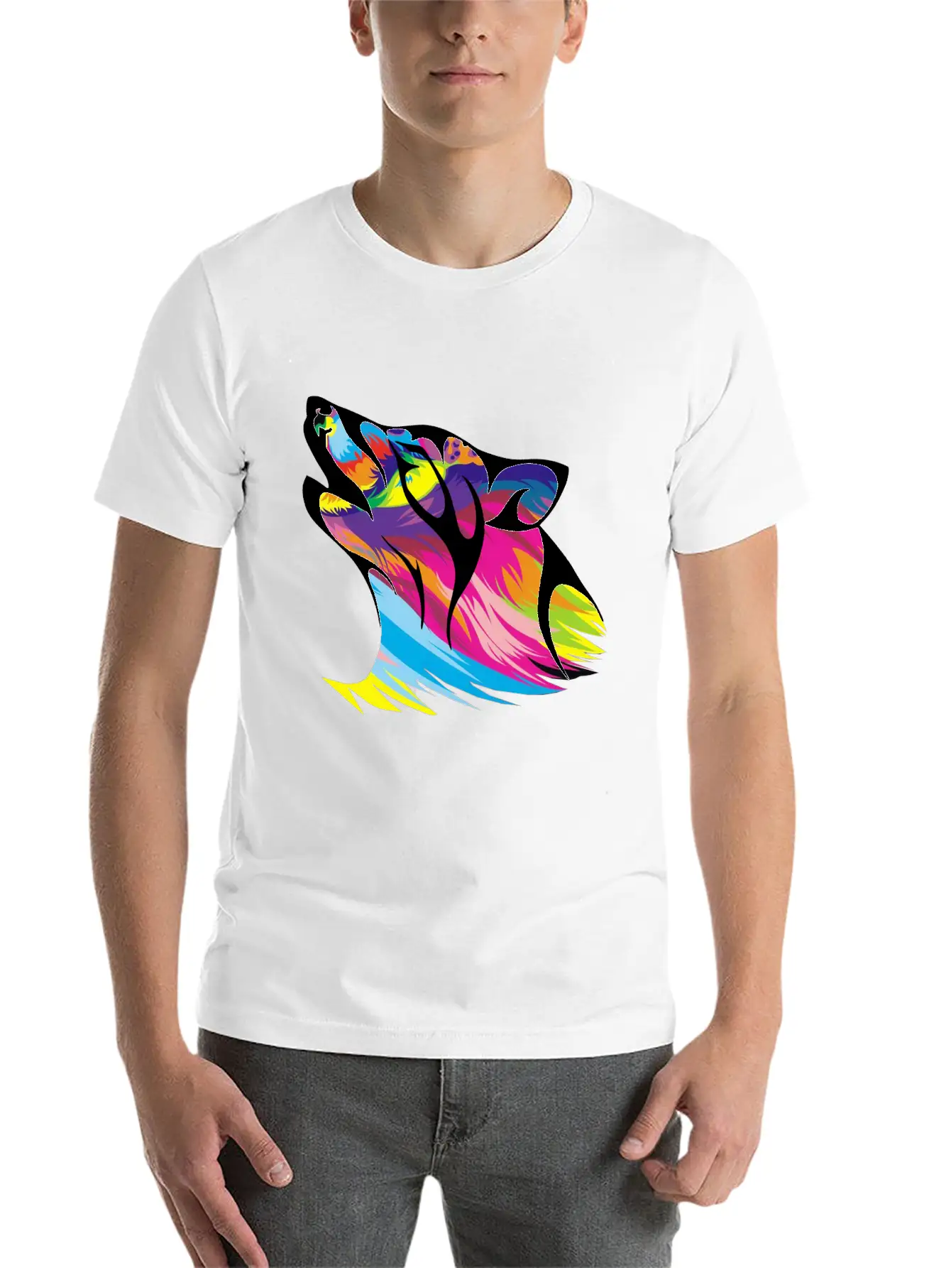 Dogs Art Dog Unisex Casual T-Shirt – Clean Design For Daily Comfort