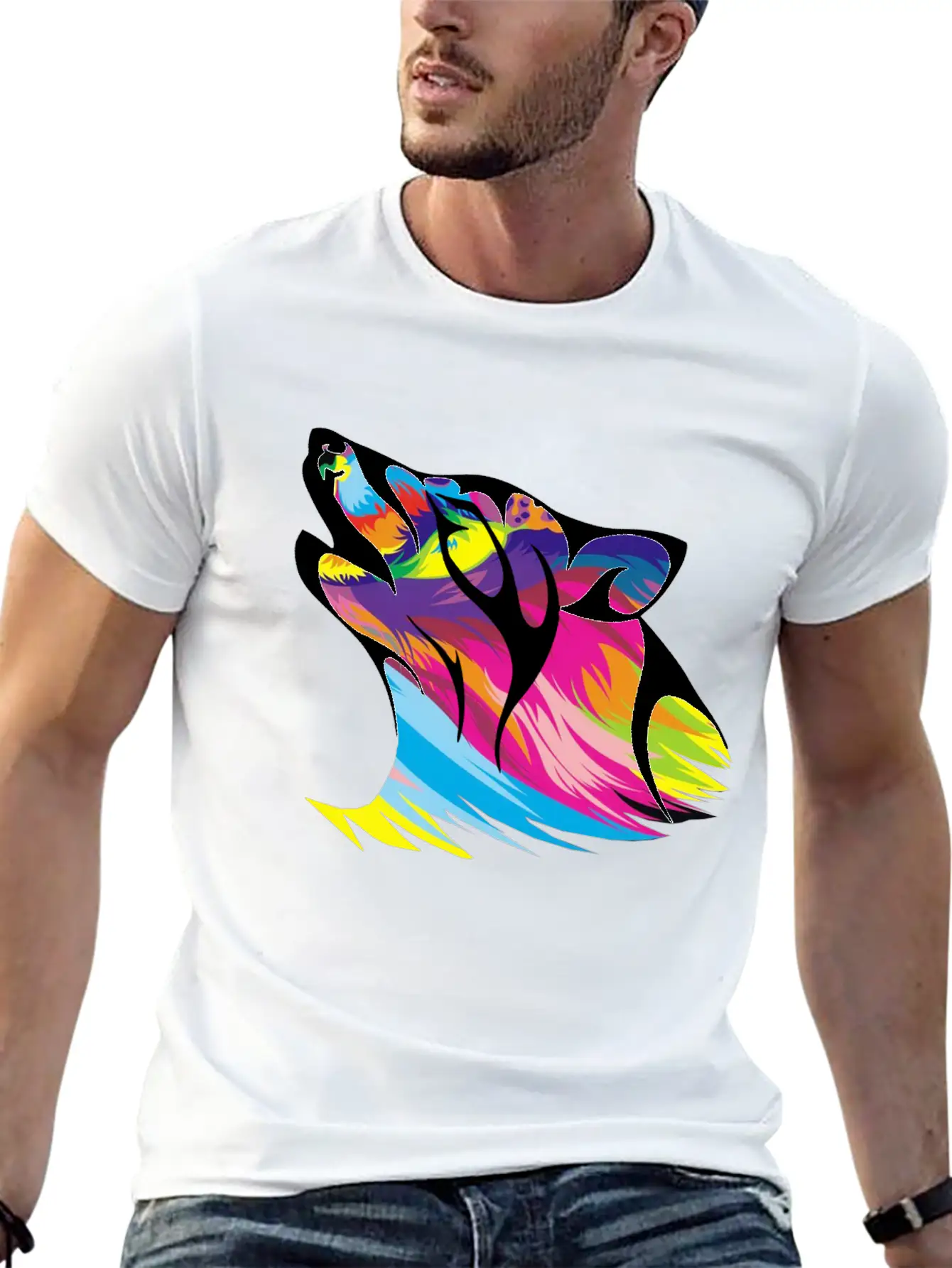 Dogs Art Dog Unisex Casual T-Shirt – Clean Design For Daily Comfort