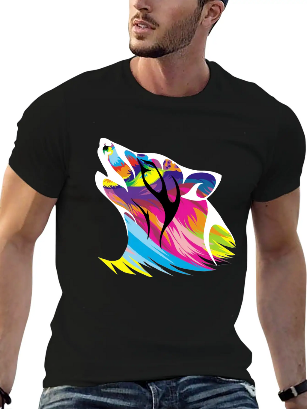 Dogs Art Dog Unisex Casual T-Shirt – Clean Design For Daily Comfort