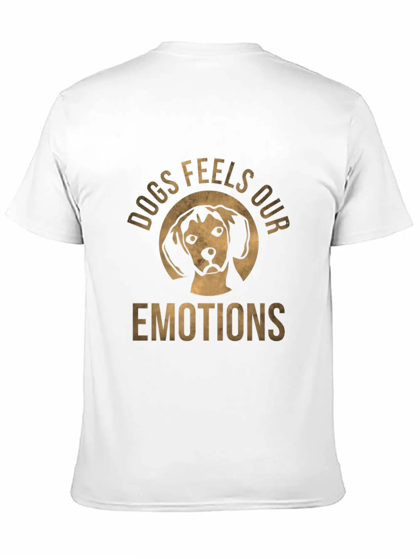 Dogs Feels Our Emotions Relaxed Everyday Tee – Lightweight And Durable Cotton