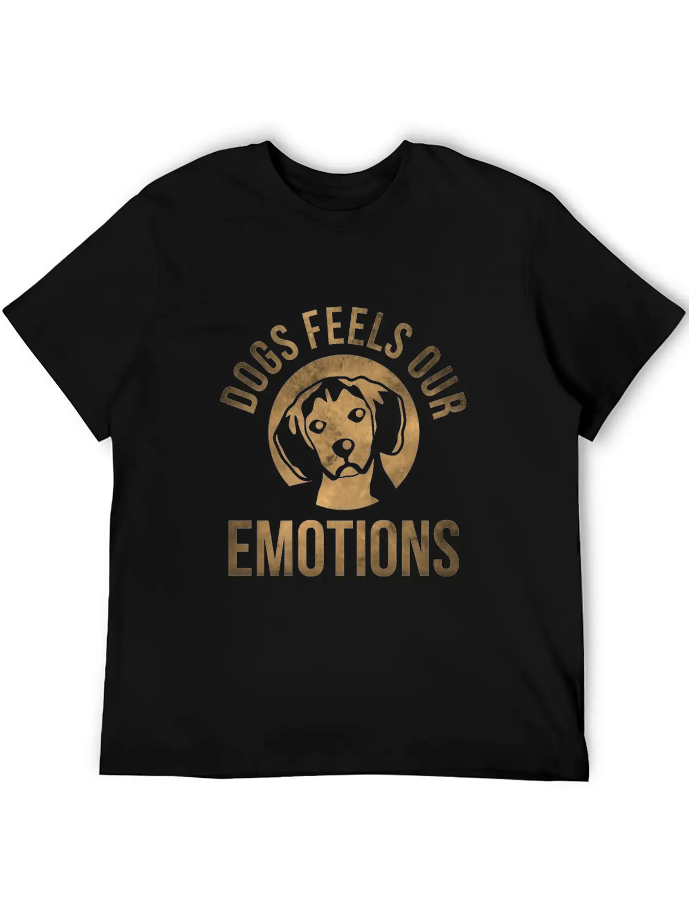 Dogs Feels Our Emotions Relaxed Everyday Tee – Lightweight And Durable Cotton