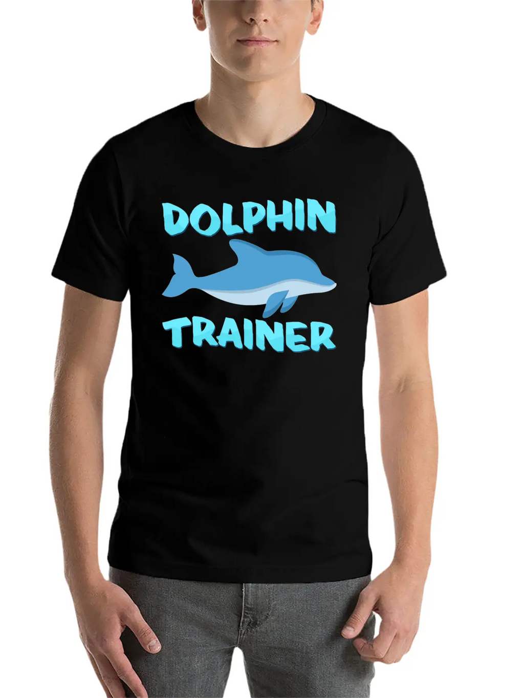 Dolphin Trainer Relaxed Everyday Tee – Lightweight And Durable Cotton