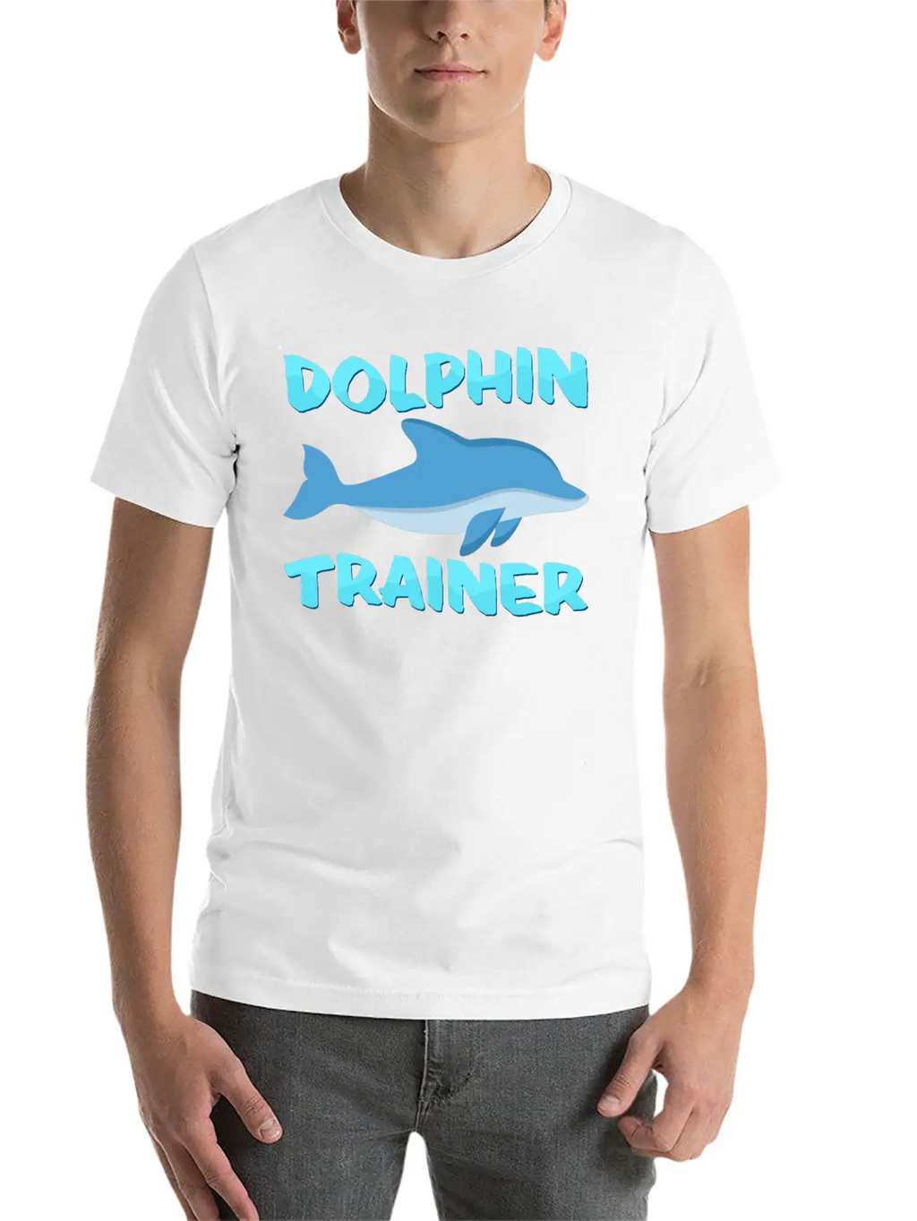 Dolphin Trainer Relaxed Everyday Tee – Lightweight And Durable Cotton