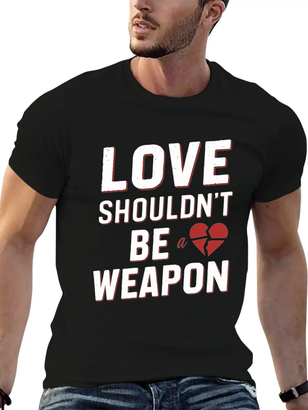 Domestic Violence Awareness Raising Awareness Breathable Graphic T-Shirt – Perfect For Casual Days