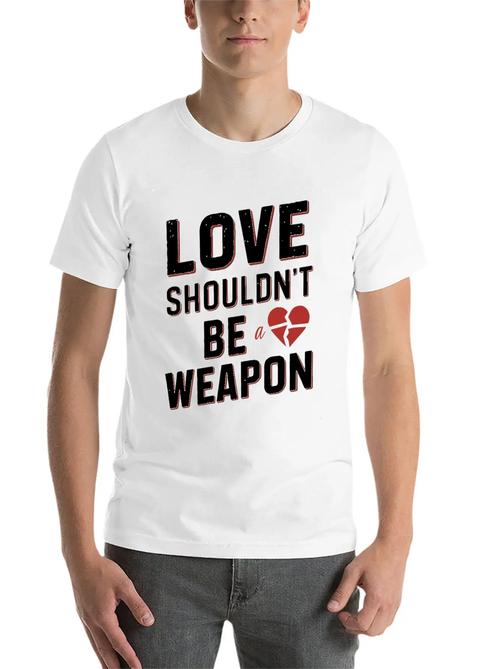 Domestic Violence Awareness Raising Awareness Breathable Graphic T-Shirt – Perfect For Casual Days