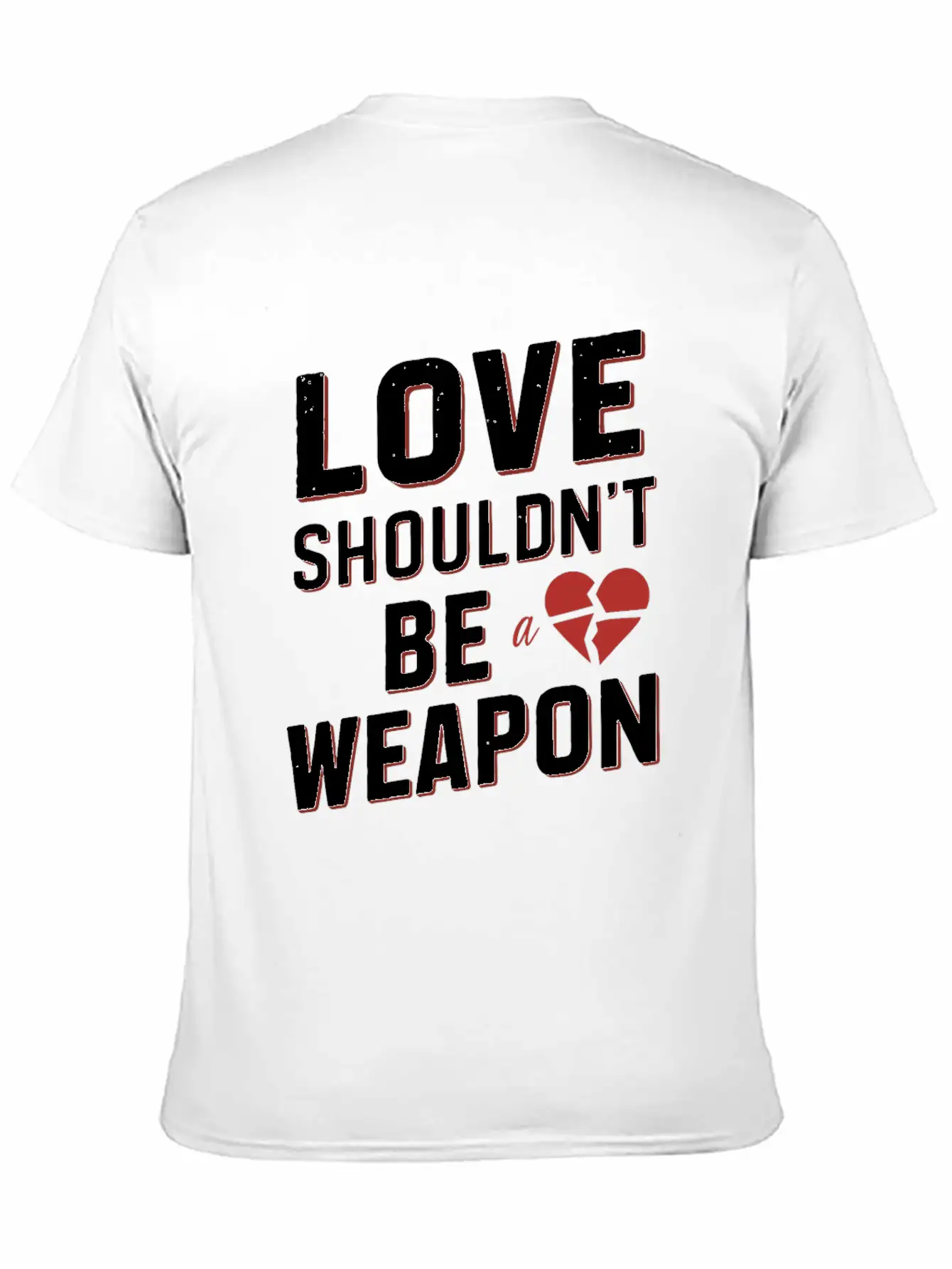Domestic Violence Awareness Raising Awareness Breathable Graphic T-Shirt – Perfect For Casual Days
