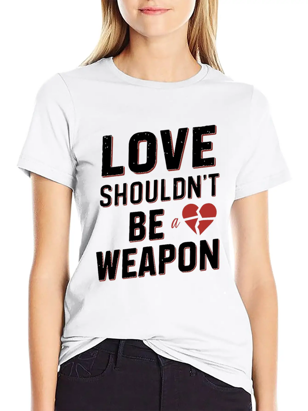 Domestic Violence Awareness Raising Awareness Breathable Graphic T-Shirt – Perfect For Casual Days