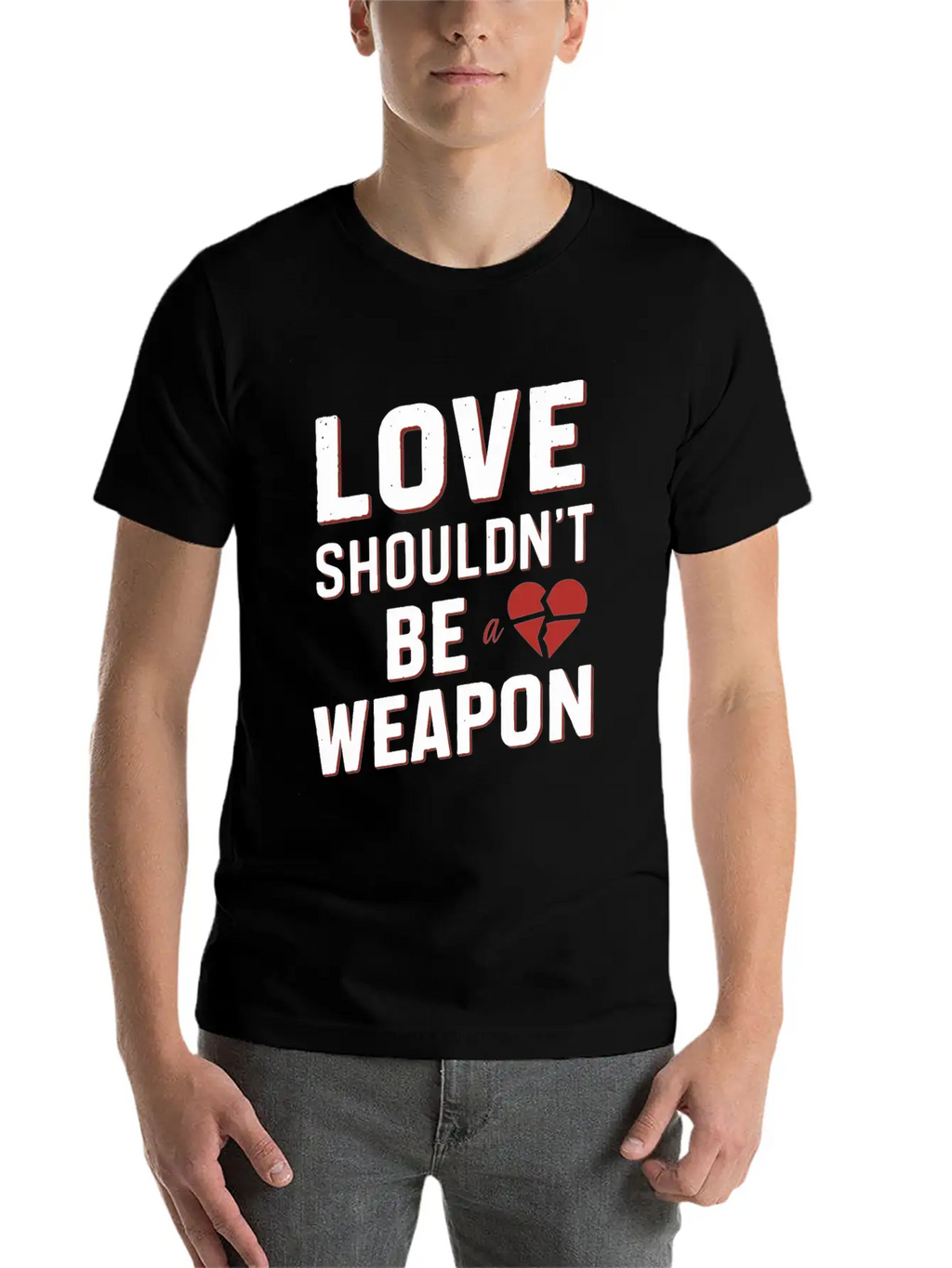 Domestic Violence Awareness Raising Awareness Breathable Graphic T-Shirt – Perfect For Casual Days