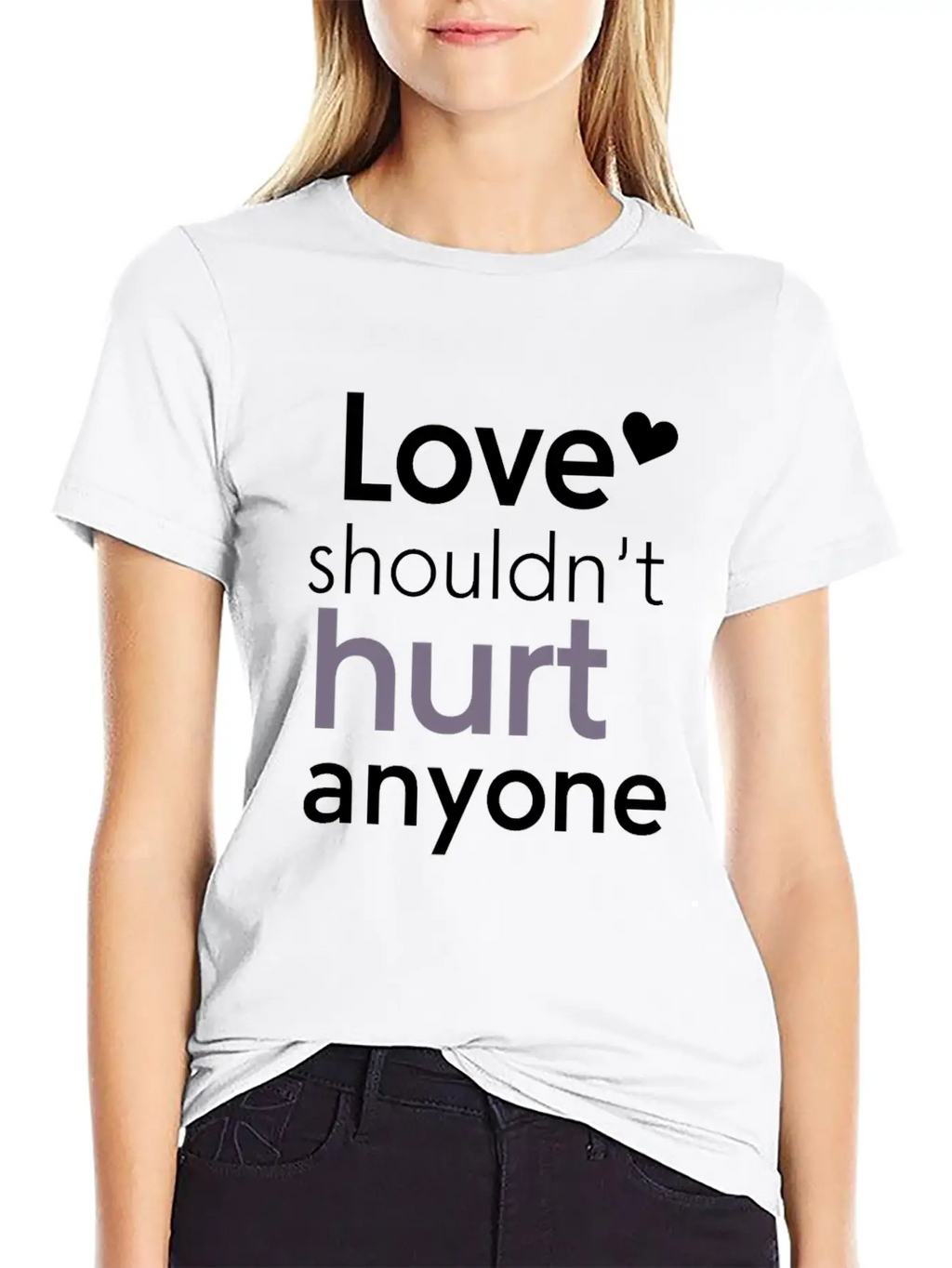 Domestic Violence Awareness Raising Awareness Stylish Everyday T-Shirt – Unisex Basic Cotton Tee