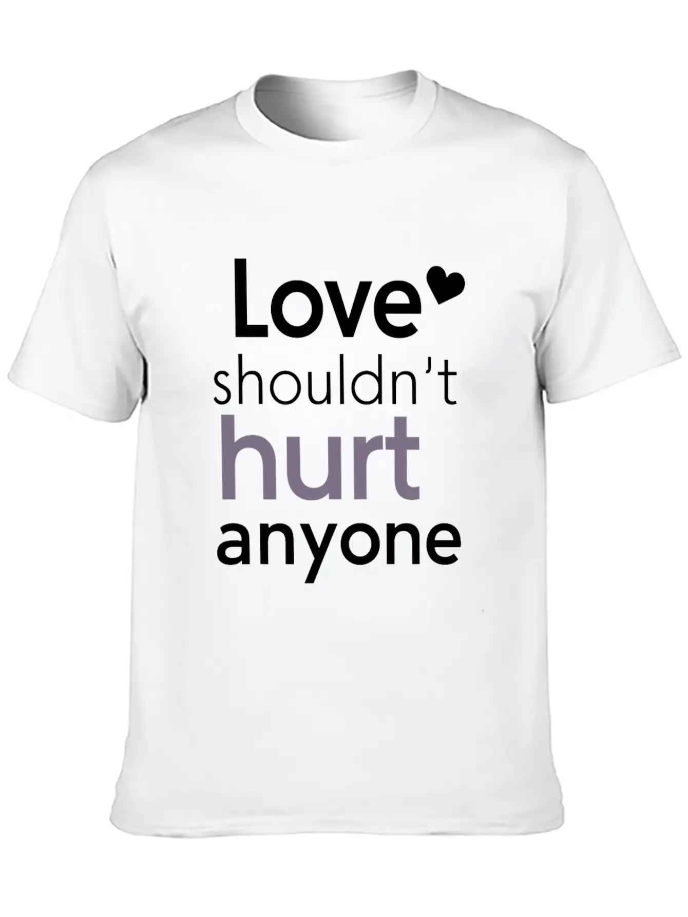 Domestic Violence Awareness Raising Awareness Stylish Everyday T-Shirt – Unisex Basic Cotton Tee