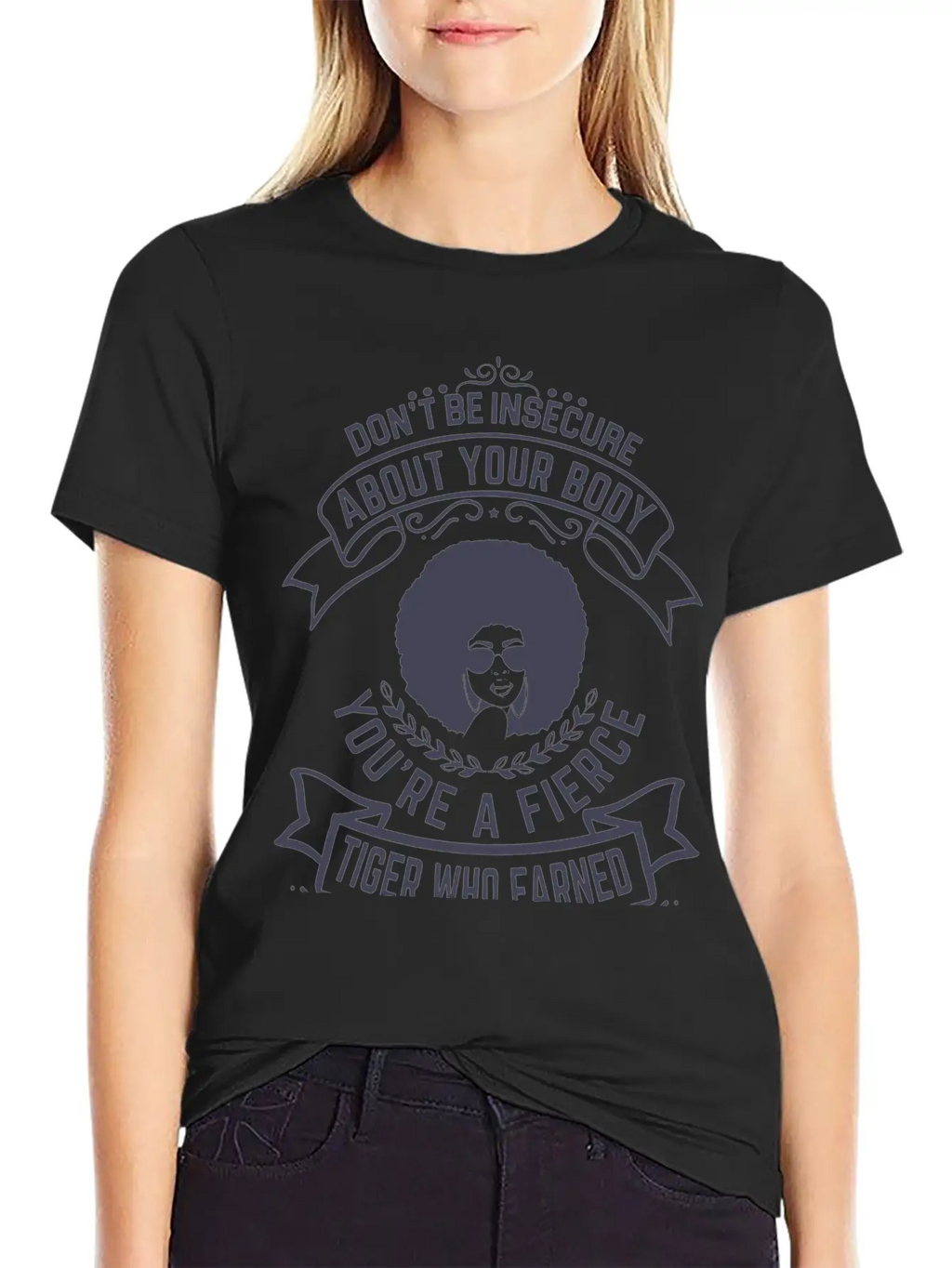 Don T Be Insecure About Your Body Breathable Graphic T-Shirt – Perfect For Casual Days