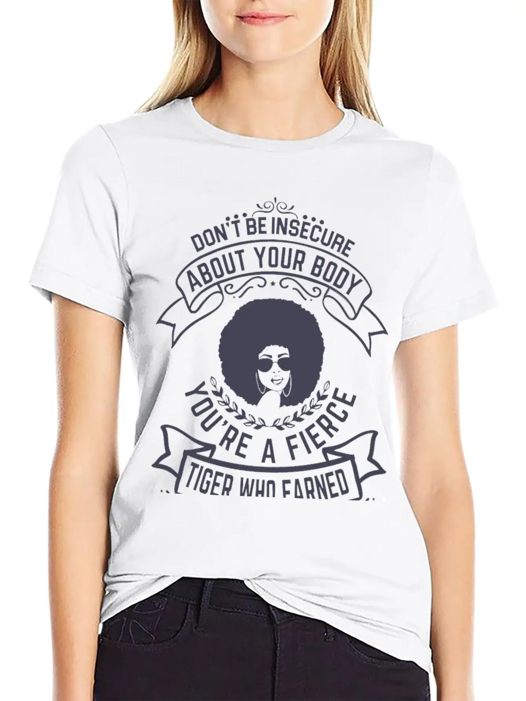 Don T Be Insecure About Your Body Breathable Graphic T-Shirt – Perfect For Casual Days