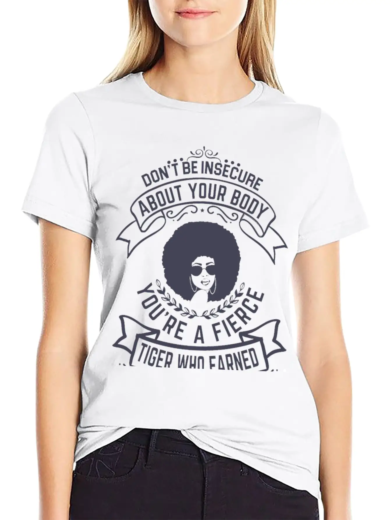 Don T Be Insecure About Your Body Breathable Graphic T-Shirt – Perfect For Casual Days
