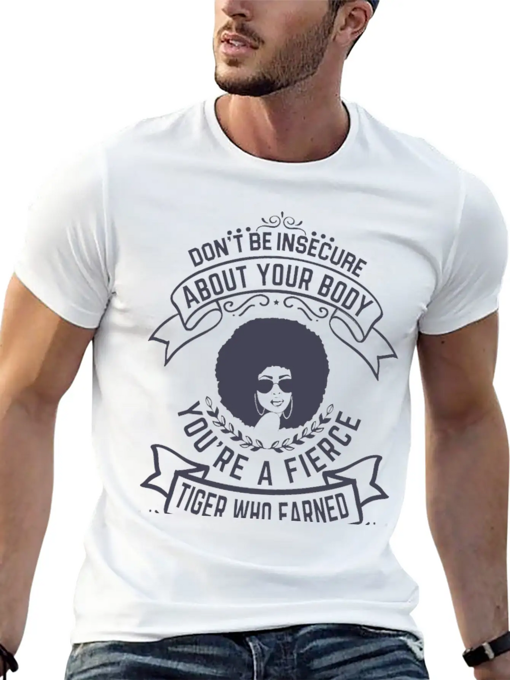 Don T Be Insecure About Your Body Breathable Graphic T-Shirt – Perfect For Casual Days