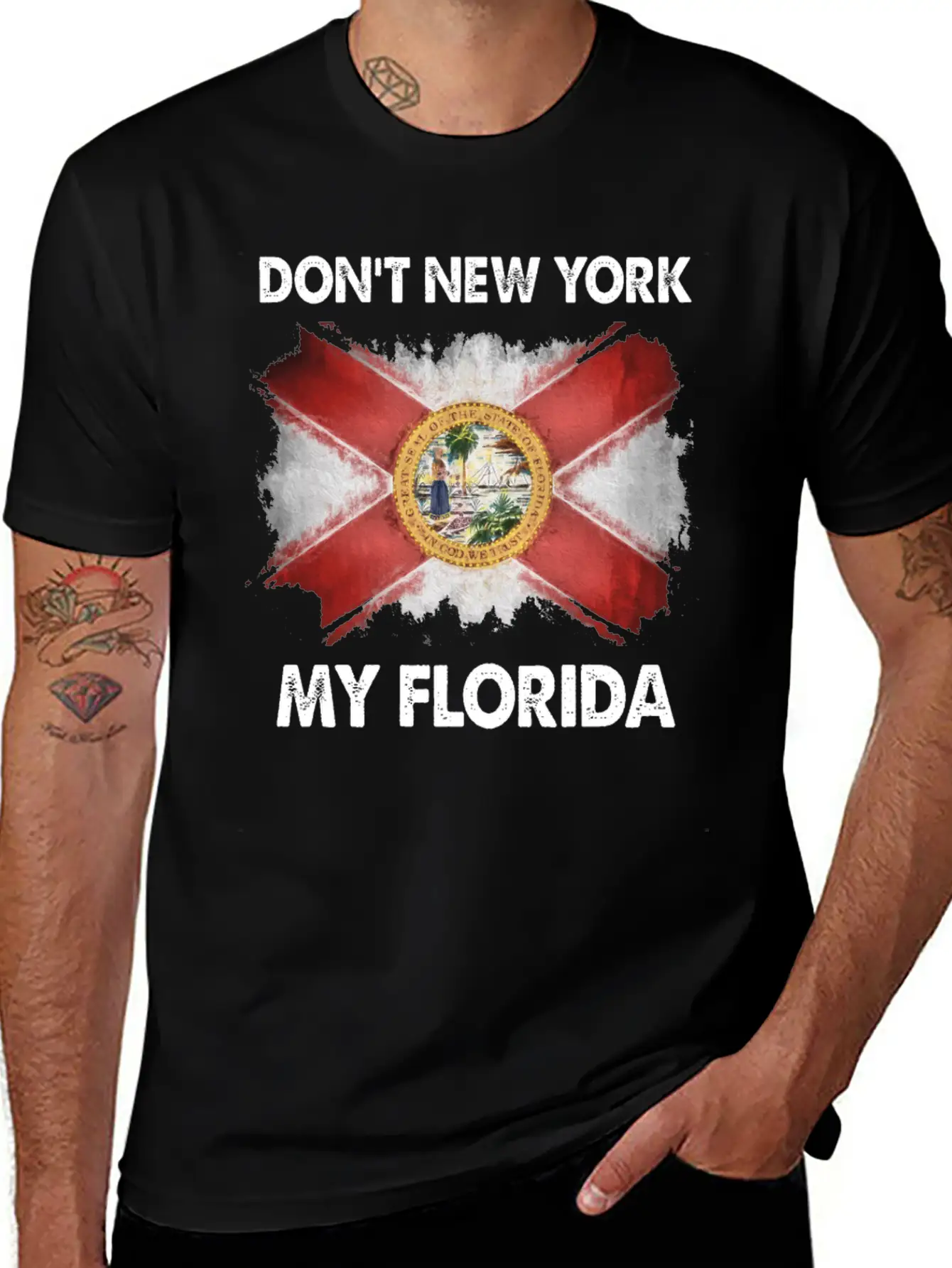 Don T New York My Florida Stylish Everyday T-Shirt – Unisex Basic Cotton Tee