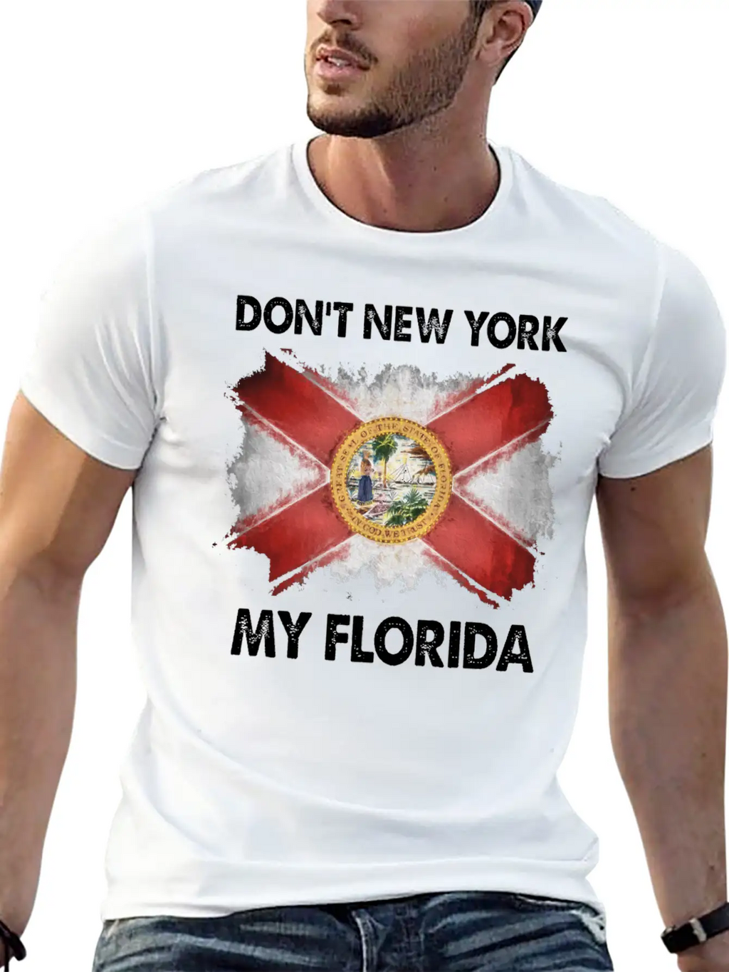 Don T New York My Florida Stylish Everyday T-Shirt – Unisex Basic Cotton Tee