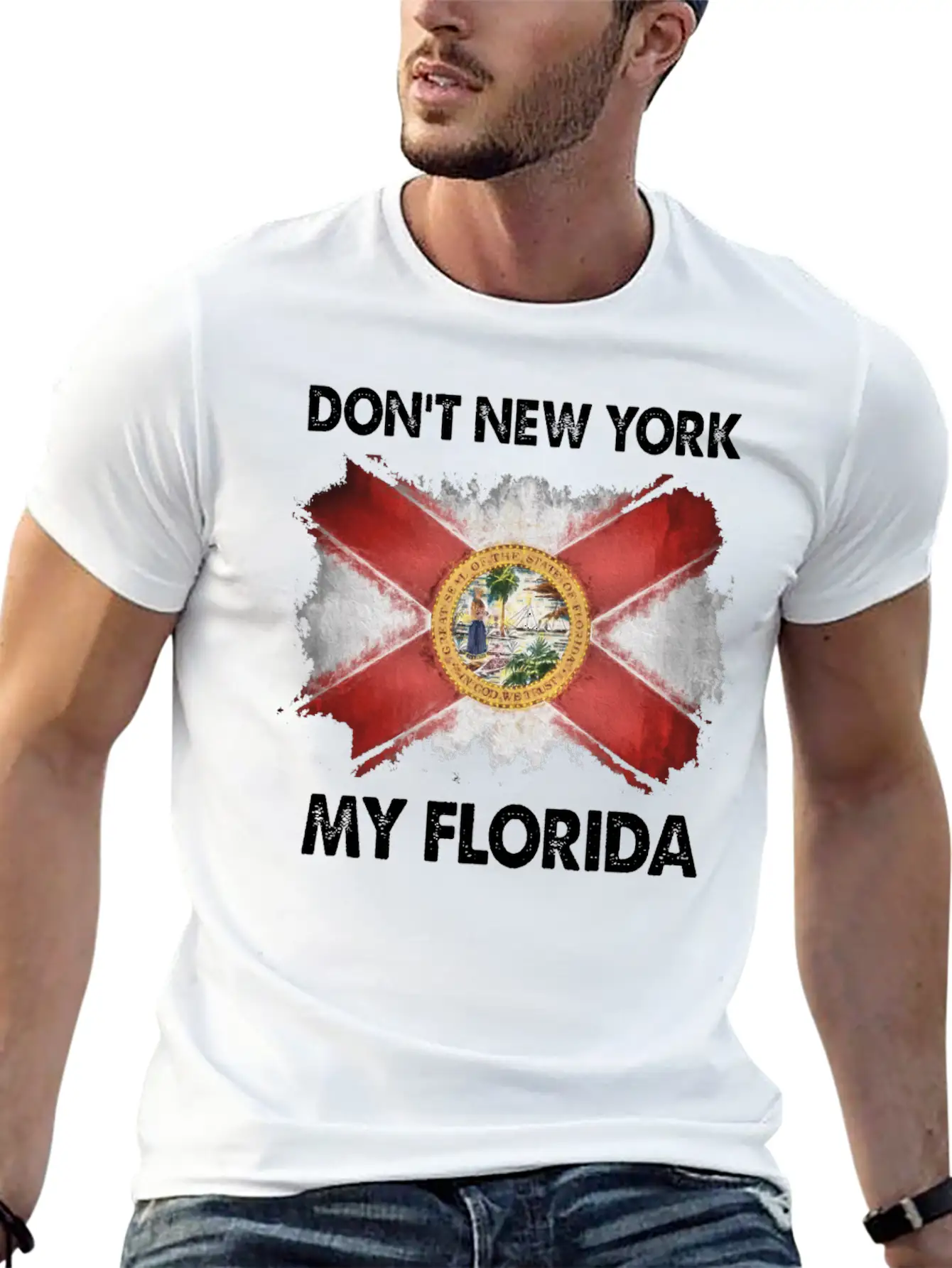 Don T New York My Florida Stylish Everyday T-Shirt – Unisex Basic Cotton Tee