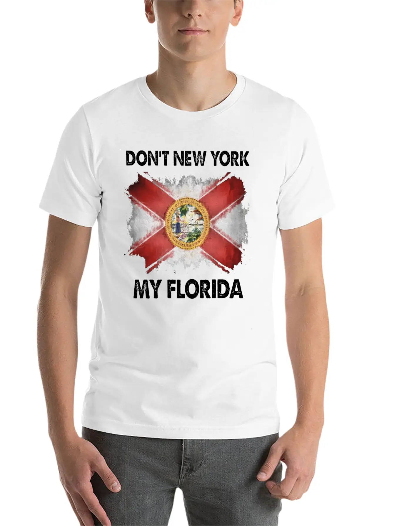 Don T New York My Florida Stylish Everyday T-Shirt – Unisex Basic Cotton Tee