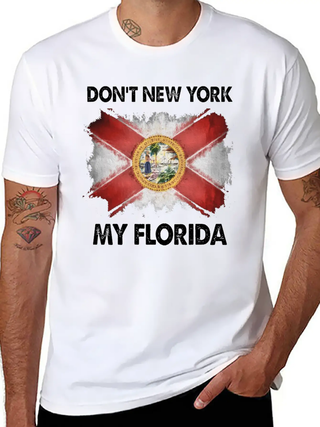 Don T New York My Florida Stylish Everyday T-Shirt – Unisex Basic Cotton Tee