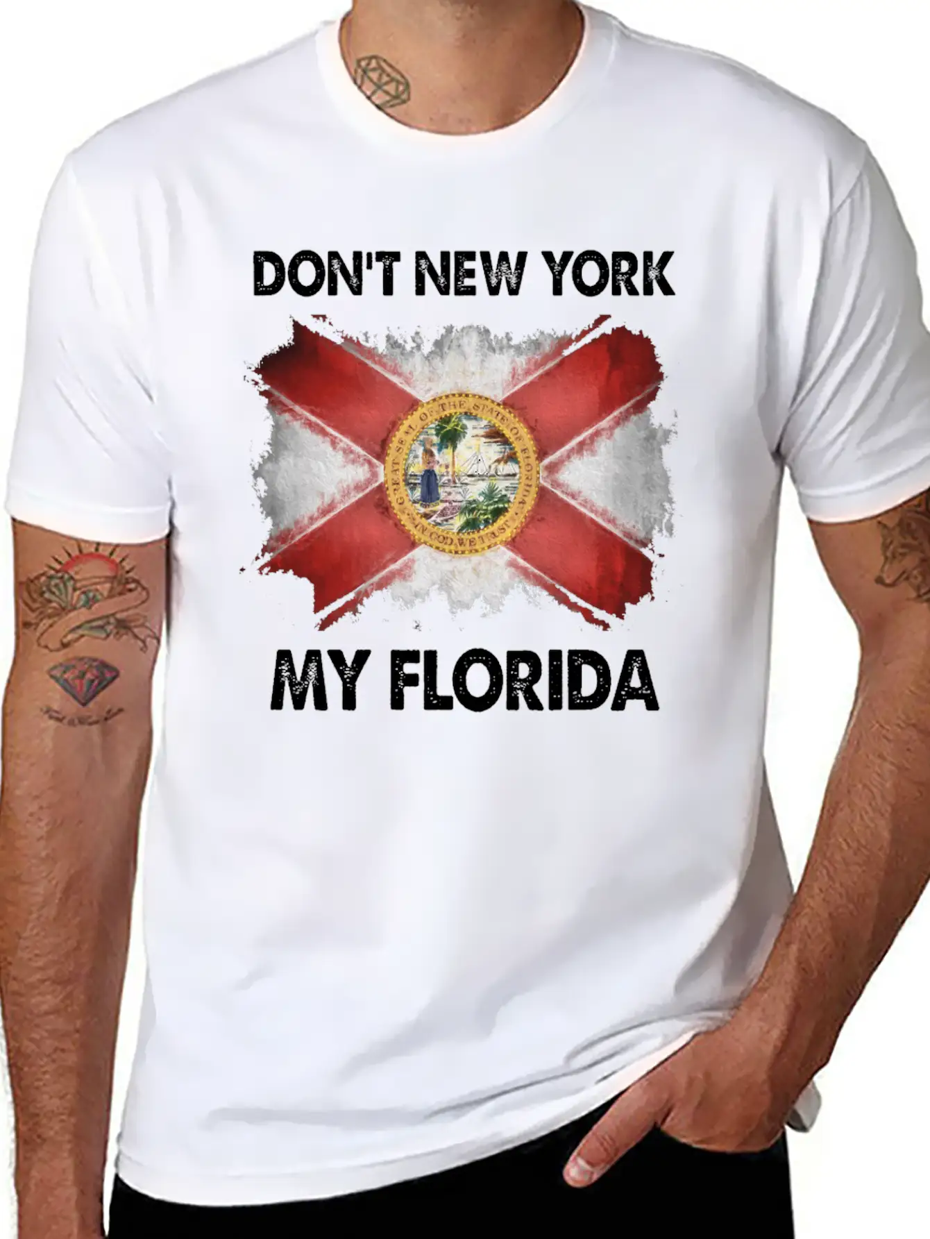 Don T New York My Florida Stylish Everyday T-Shirt – Unisex Basic Cotton Tee