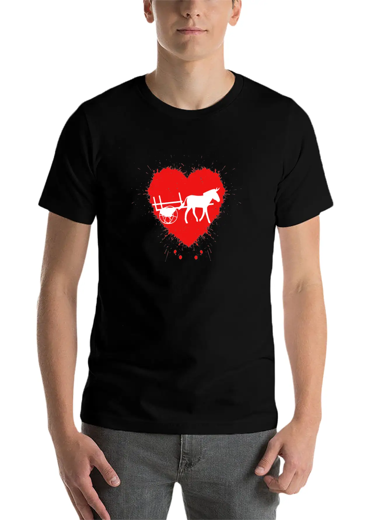 Donkey Cart, Craft, Donkey Carts, Donkey Cart, Don Breathable Soft Cotton T-Shirt – Timeless Casual Look