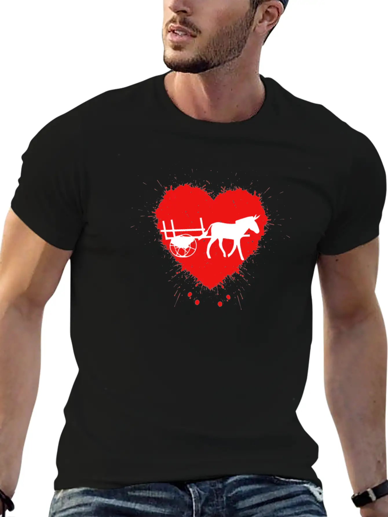 Donkey Cart, Craft, Donkey Carts, Donkey Cart, Don Breathable Soft Cotton T-Shirt – Timeless Casual Look