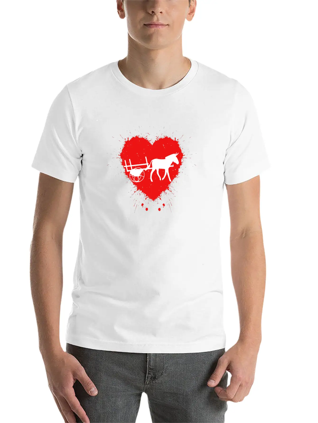 Donkey Cart, Craft, Donkey Carts, Donkey Cart, Don Breathable Soft Cotton T-Shirt – Timeless Casual Look