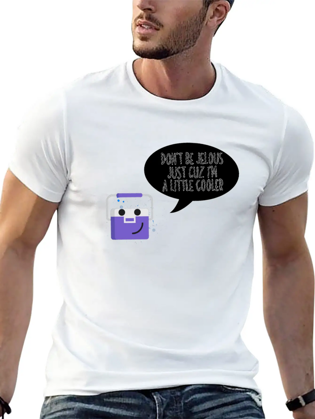 Don't Be Jealous Just Cuz I'm Little Cooler Funny Breathable Soft Cotton T-Shirt – Timeless Casual Look