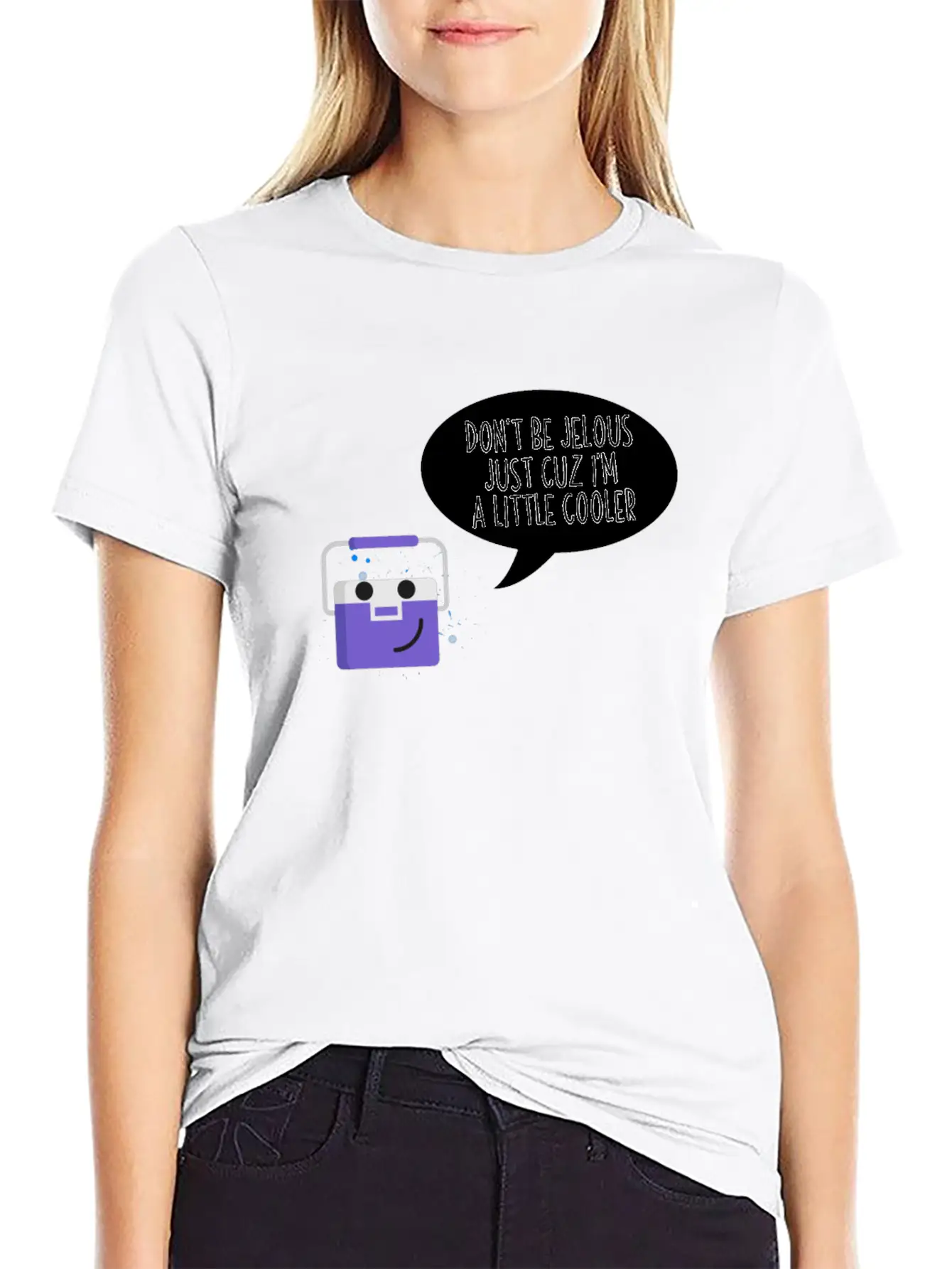 Don't Be Jealous Just Cuz I'm Little Cooler Funny Breathable Soft Cotton T-Shirt – Timeless Casual Look