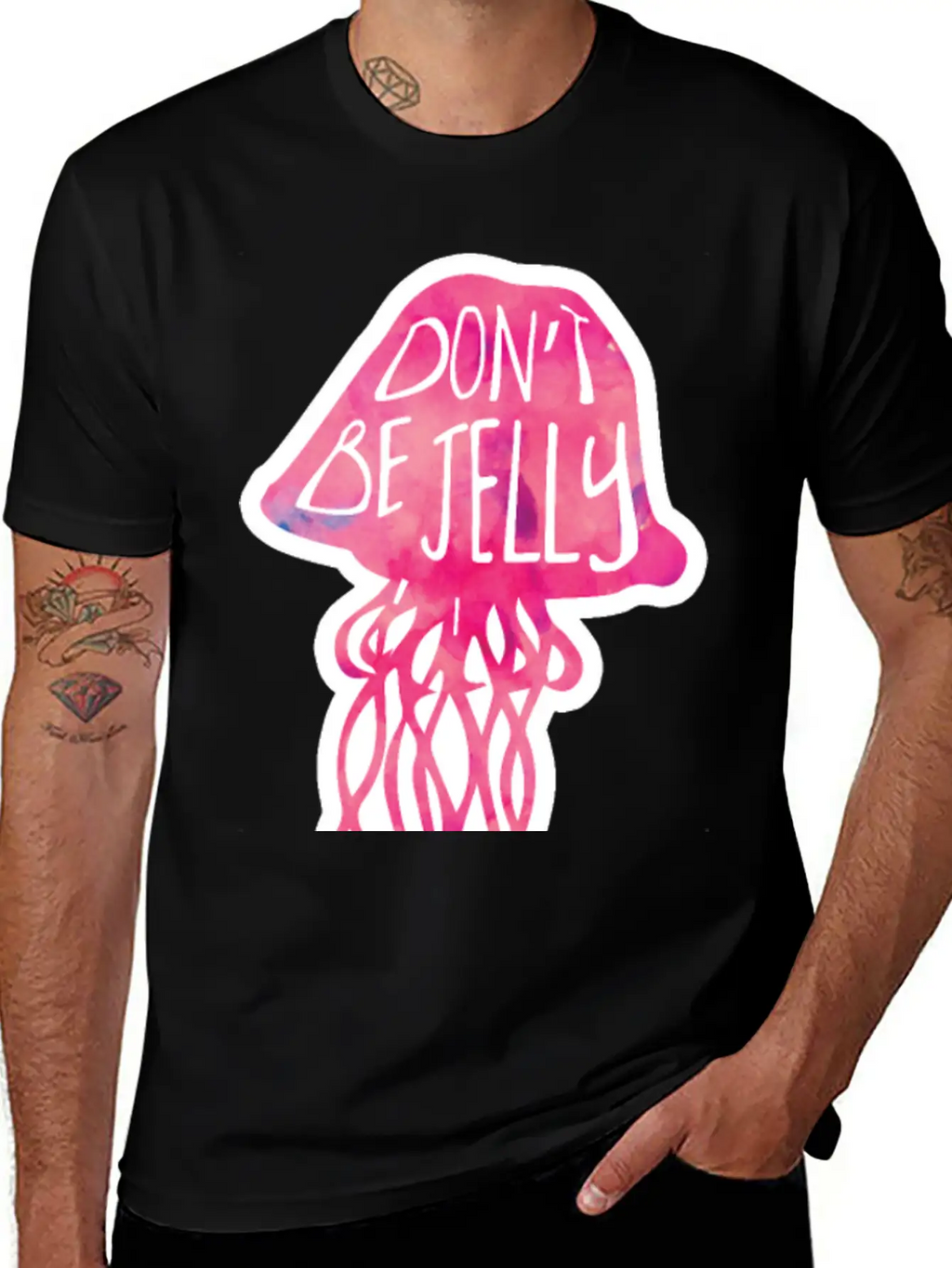 Don't Be JELLY - Pun Breathable Graphic T-Shirt – Perfect For Casual Days