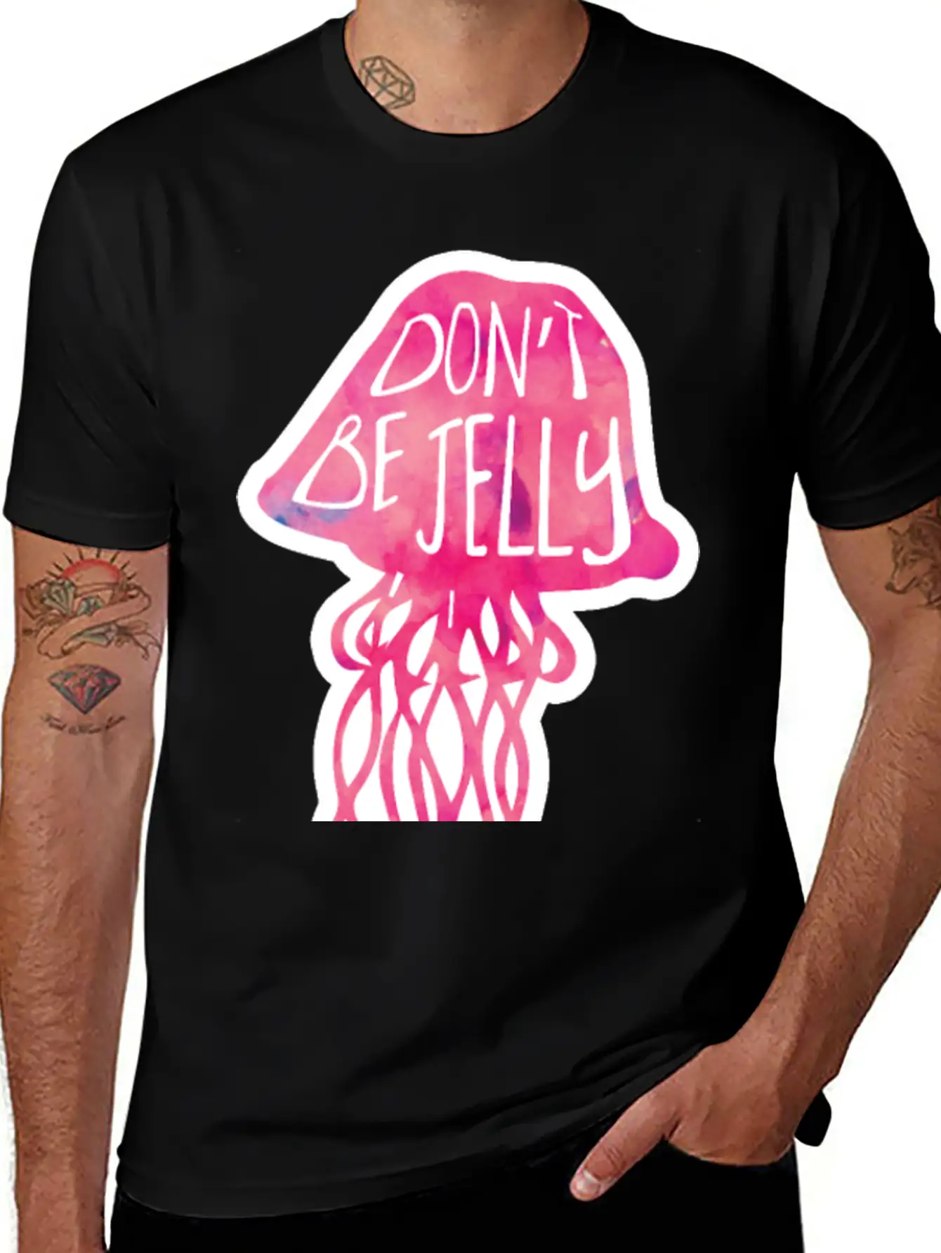 Don't Be JELLY - Pun Breathable Graphic T-Shirt – Perfect For Casual Days