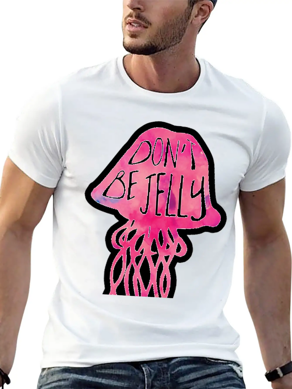 Don't Be JELLY - Pun Breathable Graphic T-Shirt – Perfect For Casual Days