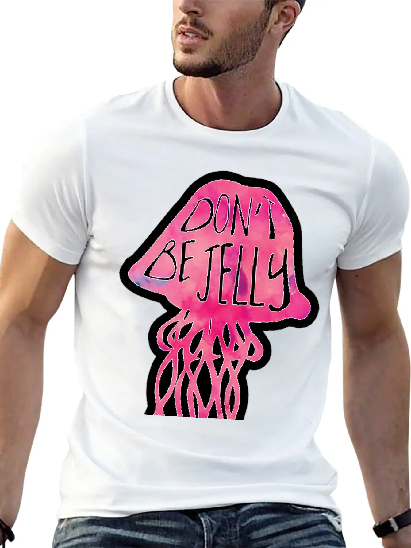 Don't Be JELLY - Pun Breathable Graphic T-Shirt – Perfect For Casual Days