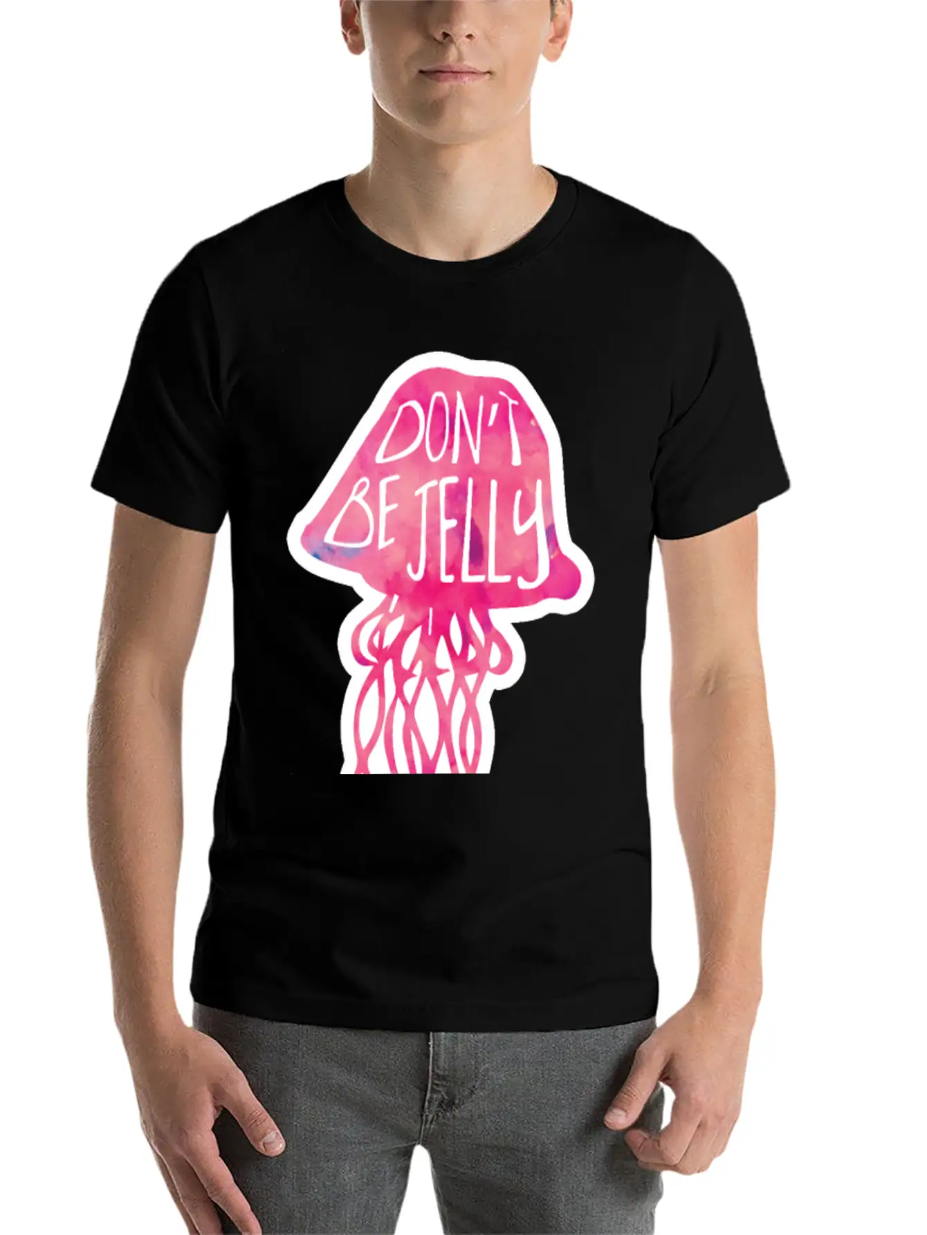 Don't Be JELLY - Pun Breathable Graphic T-Shirt – Perfect For Casual Days