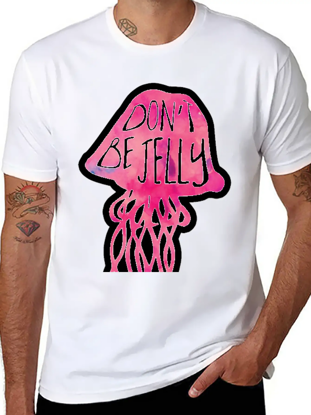 Don't Be JELLY - Pun Breathable Graphic T-Shirt – Perfect For Casual Days