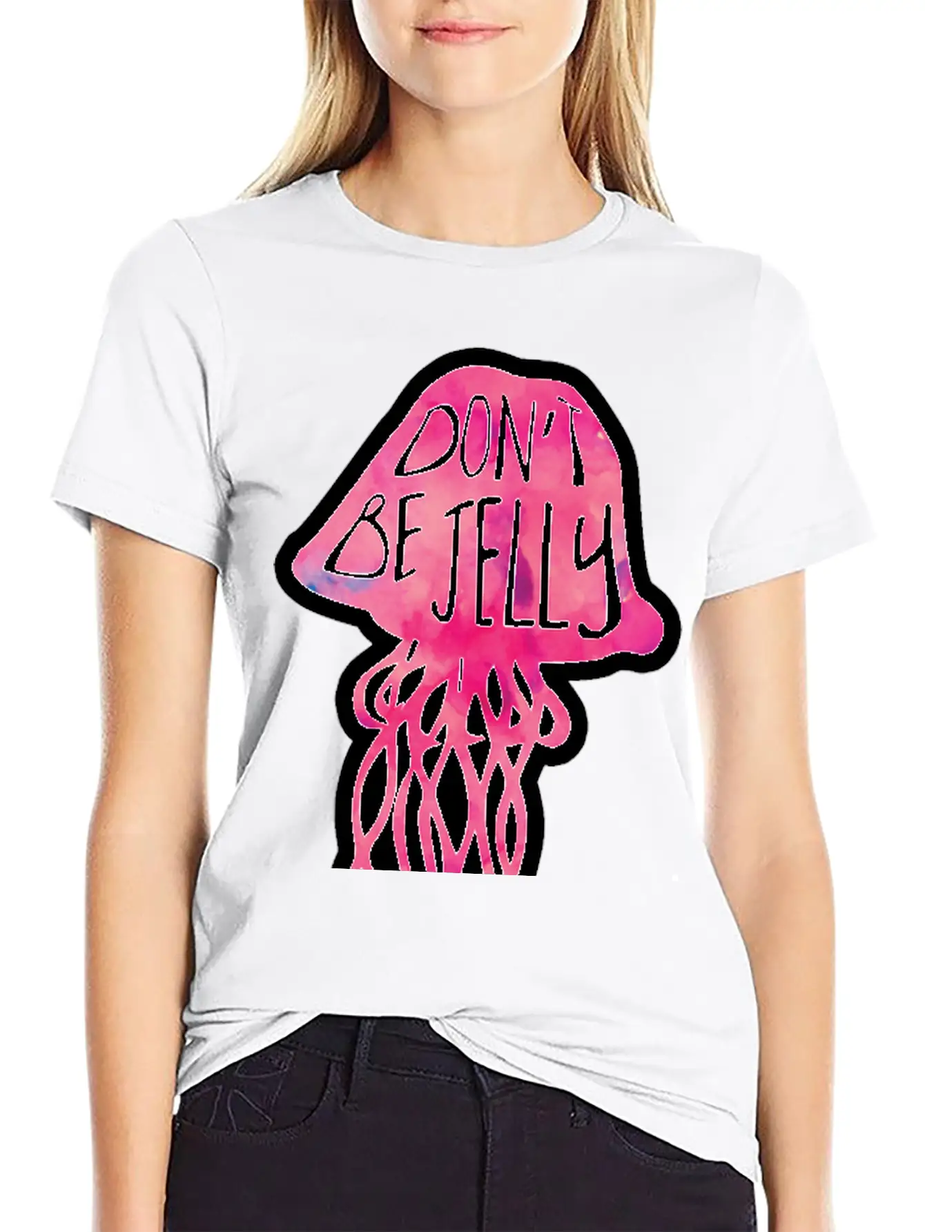 Don't Be JELLY - Pun Breathable Graphic T-Shirt – Perfect For Casual Days