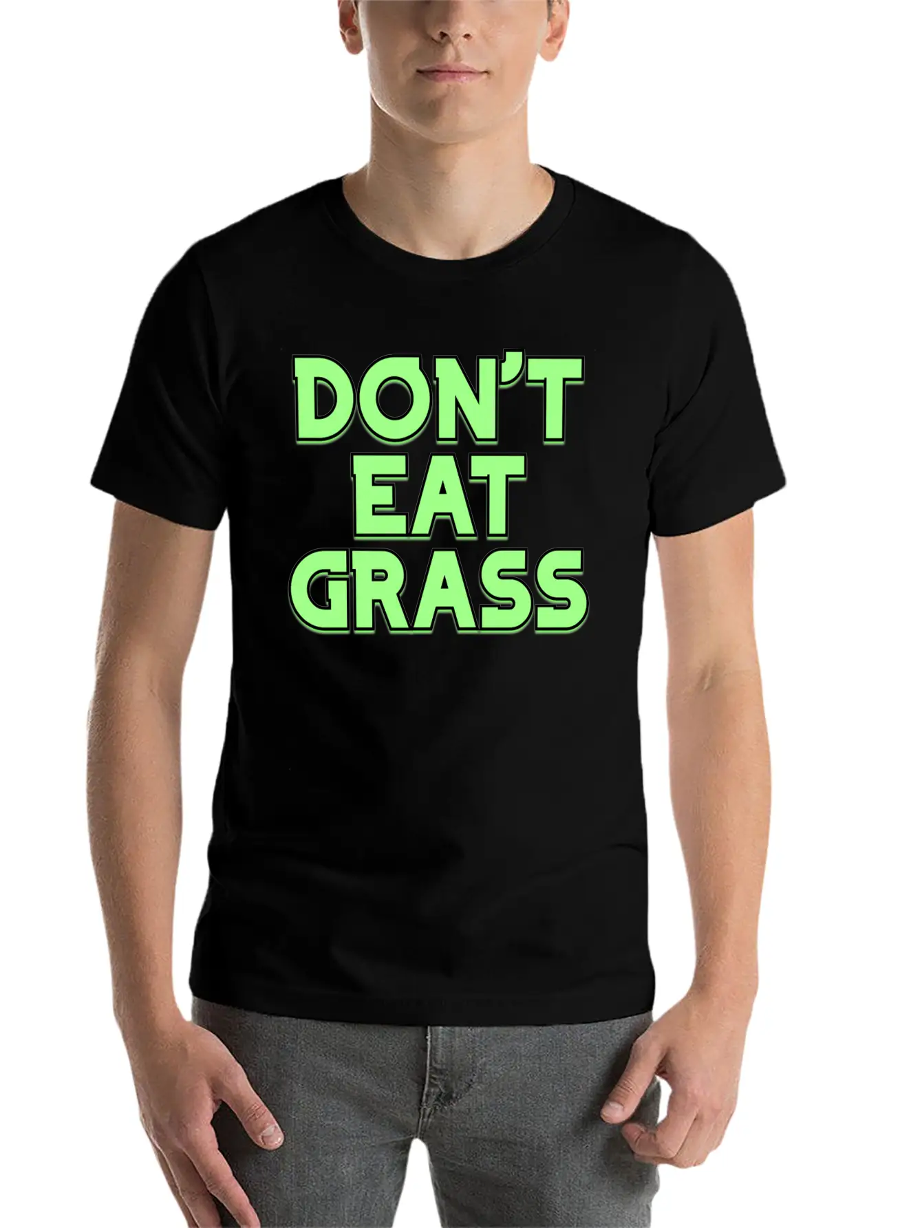 Dont Eat Grass V3 1 Breathable Soft Cotton T-Shirt – Timeless Casual Look
