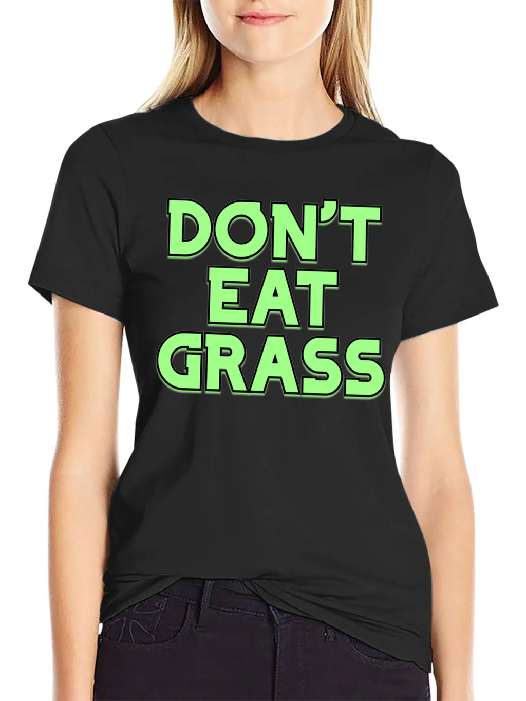 Dont Eat Grass V3 1 Breathable Soft Cotton T-Shirt – Timeless Casual Look